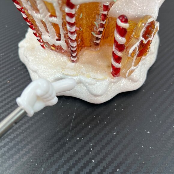 Ginger Bread House Light Up House Acrylic Vintage Christmas Candy Cane - Picture 7 of 9